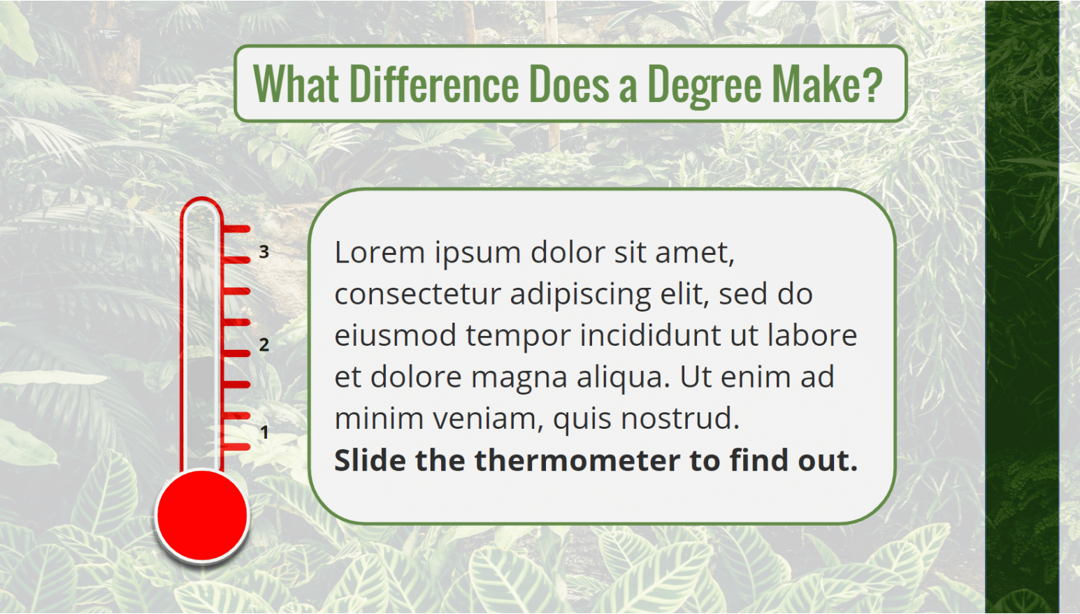 Interactive Thermometer